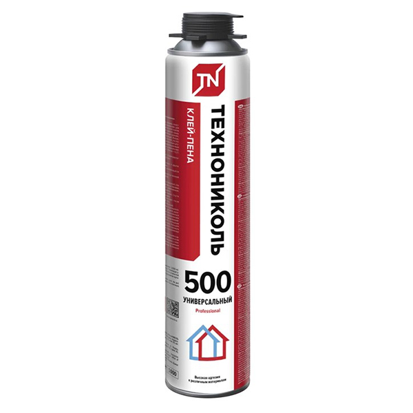 Клей-пена ТЕХНОНИКОЛЬ 500 PROFESSIONAL универсальный, 740 гр., шт