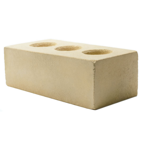 Кирпич силикатный ПОЛУТОРНЫЙ пустотелый лицевой SiMat М-175/200 желтый (288шт/под), под.