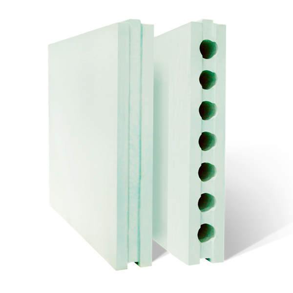 Гипсополимер. Пазогребневая плита пустотелая гидро 667х500х80мм (30шт/10м2/пал), шт