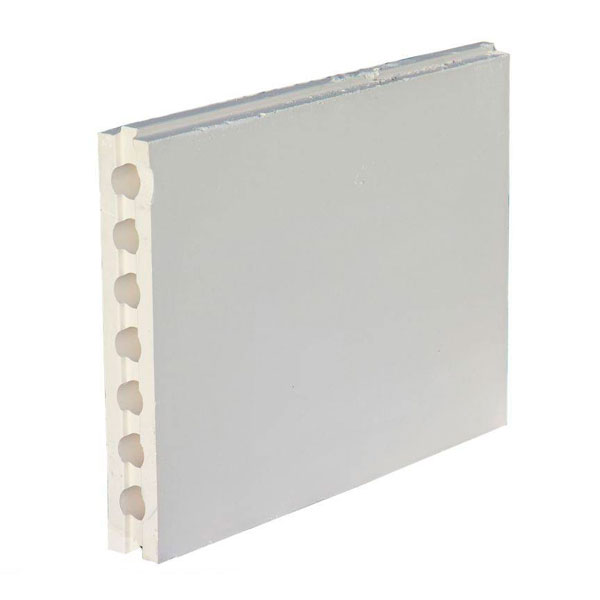 Гипсополимер Пазогребневая плита, пустотелая 667х500х80 мм, шт