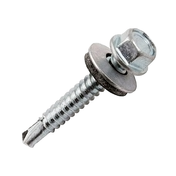 Кровельные саморезы 4,8х29 мм сверло (цинк), 250шт/уп.