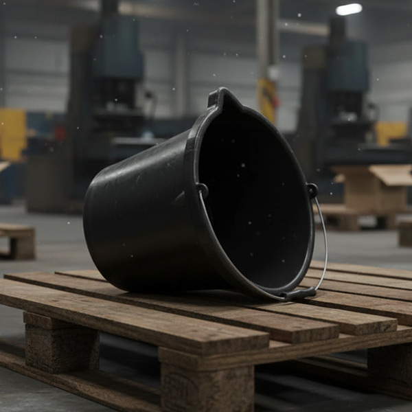 Ведро круглое строительное, пластмассовое, 20 л, шт