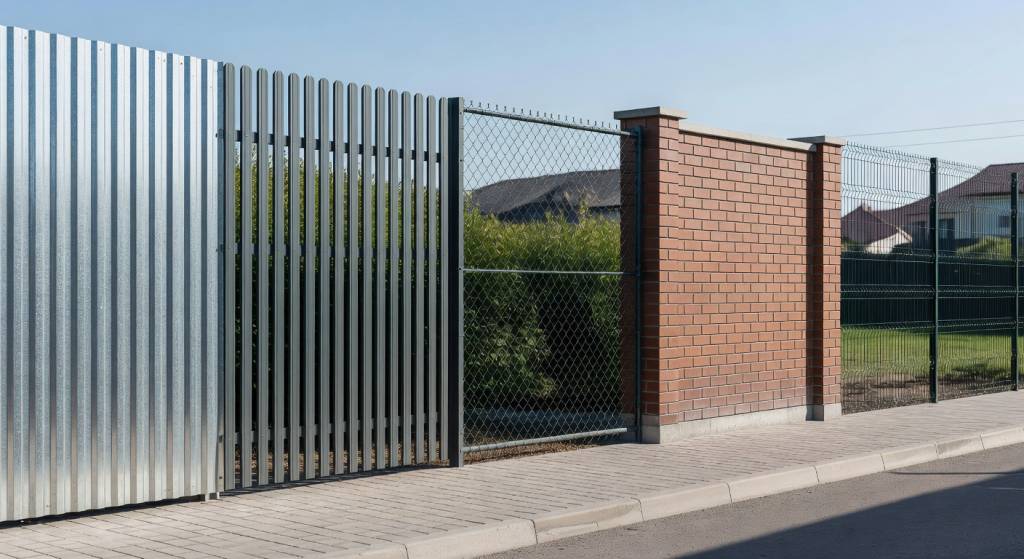 Виды ограждений на винтовых сваях