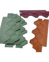 Рулонная черепица ТехноНИКОЛЬ Бобровый хвост (зеленая) 8 кв.м/рул