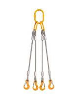 Строп канатный четырехветвевой 4СК 1,25 т, 0,8 м неоцинкованный
