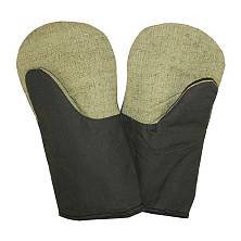 Фото Рукавицы утепленные крашенные, с брезентовым наладонником У-04 (2размер) от магазина Sezon