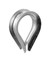 Коуш канатный DIN 3090 57-60 мм, оцинкованный